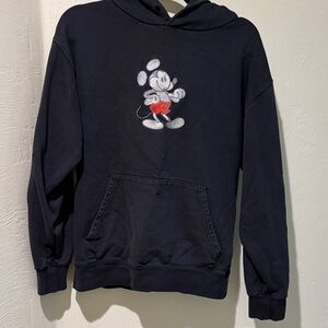 Disney S Charcoal Gray Mickey Mouse Hoodie